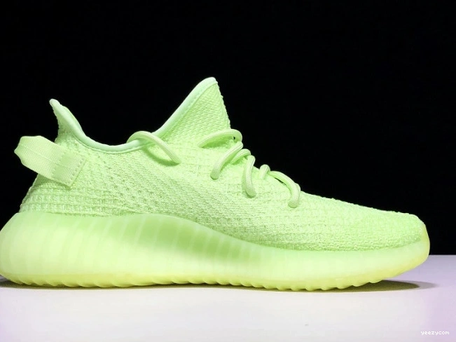 the 350 Glow Adidas Yeezy EG5293 Dark Boost in V2 0815